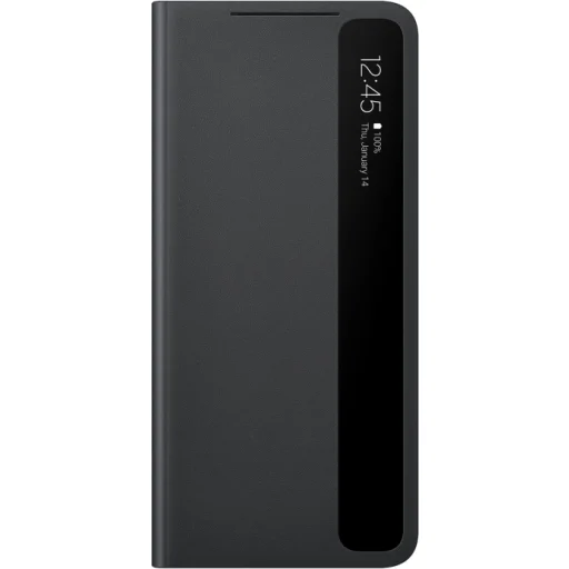Imagen 4 de Samsung carcasa smart clear view cover negro galaxyS21 ultra