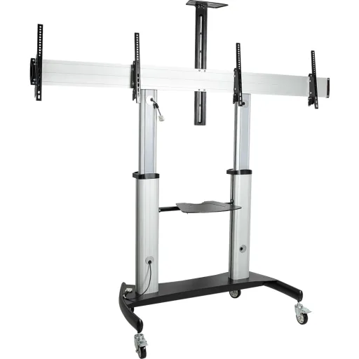 Imagen 2 de Soporte Pedestal c/Ruedas para TV Dual 37" A 60" hasta 50Kg VESA 600*400