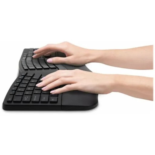Imagen 17 de Kit Teclado Mouse Inalámbrico Ergonómico Kensington Pro Fit Ergo Bluetooth Negro