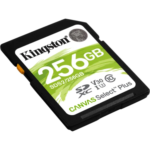 Imagen 1 de Memoria SDXC 256GB Kingston Canvas Select Plus 100R C10 UHS-I Le100MB/s Es85MB/s