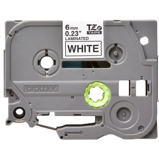 Imagen 1 de CINTA BROTHER TZE-211 6mm Black on white tape