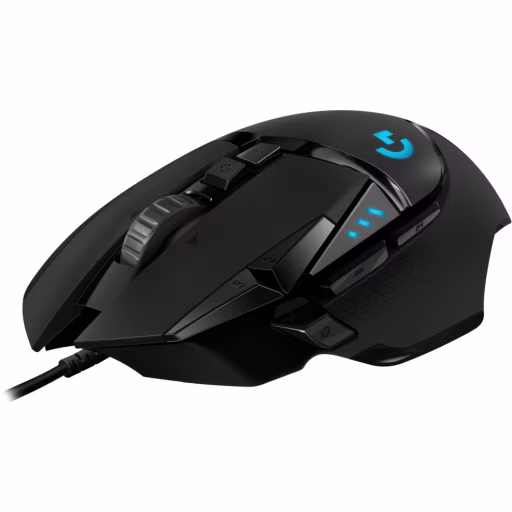 Imagen 3 de Mouse Alámbrico Gamer Logitech G502 Hero Óptico H/25600 dpi 11 Botones RGB Negro