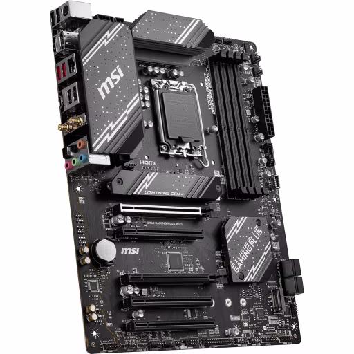 Imagen 3 de Tarjeta Madre MSI B760 GAMING PLUS WIFI LGA1700 14°G 4*DDR5 2*M.2 DP HDMI USB3.2