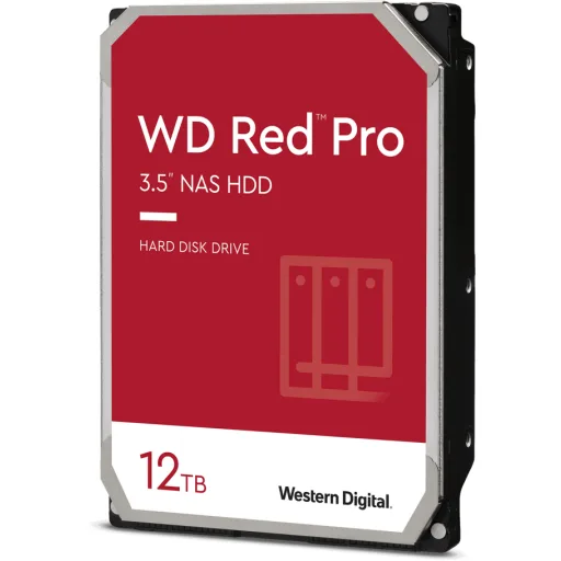 Disco Duro Western Digital Red Pro 12TB 3.5"" 7200RPM SATAIII 6Gb/s 256MB p/NAS