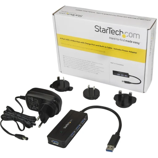Imagen 2 de HUB USB StarTech 3.0 Super Speed 4 Puertos