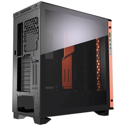 Imagen 10 de Gabinete Gamer Courgar Dark Blader S Black Mid-Tower ATX Vidrio Temp. Sin Fuente