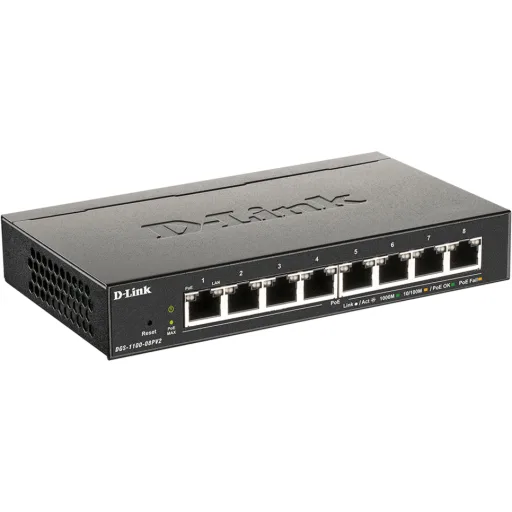 Imagen 1 de DGS-1100-08PV2 8-ports Gigabit PoE Support Easy Sm
