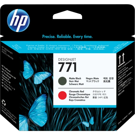 Imagen 0 de TINTA HP 771 CABEZAL MNEGRO Y CHR ROJO