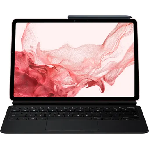 Imagen 0 de Samsung Galaxy Tab S8 (X700 / 128 GB / 8 GB / Pink Gold) + Keyboard Cover [SM-X700NIDVCHO]