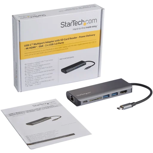Imagen 6 de Docking Station StarTech Host USB-C, HDMI 4K LAN 2*USB 3.0 Thunderbolt Lector SD
