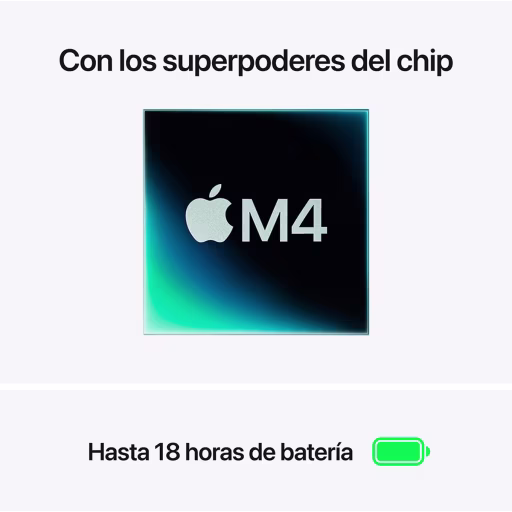 Imagen 3 de MC654CI/A MacBook Air 13.6/ M4 10C/ GPU 10C/ 24 RAM/ 512GB Silver