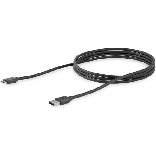 Imagen 3 de 2m 6ft Slim USB 3.0 Micro B Cable