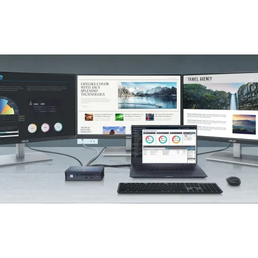 Imagen 1 de Doking Asus Simpro Dock 2 180W USB 3.2, 2*DisplayPort,HDMI VGA RJ-45 Kens.Lock