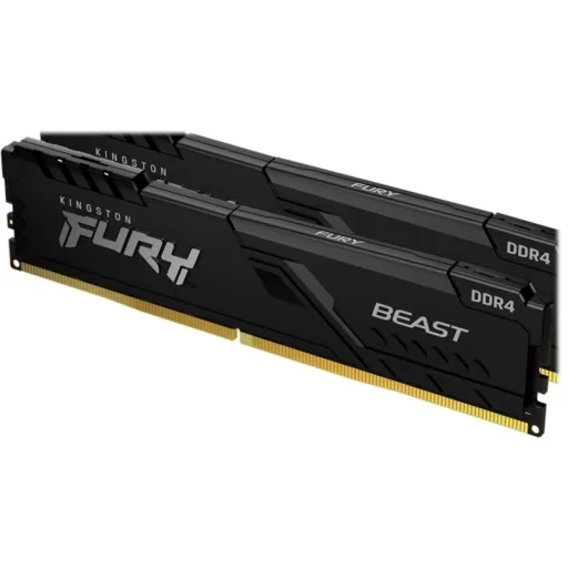 Imagen 2 de Memoria RAM 4GB DDR4 3200MHz DIMM CL16 Non-ECC 1.35V 288p - KingstonFuryBeast Bl
