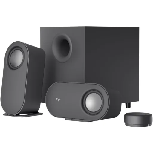 Imagen 9 de Parlantes Inalámbricos Logitech Z407 Reales40W Subw20W Ent. mUSB 3.5mm BT Negro