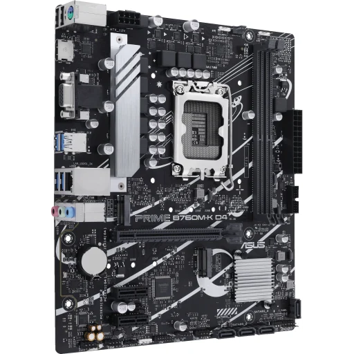 Imagen 1 de Tarjeta Madre Asus PRIME B760M-K D4 LGA1700 13°G 2*DDR4 2*M.2 HDMI VGA PS/2 ATX