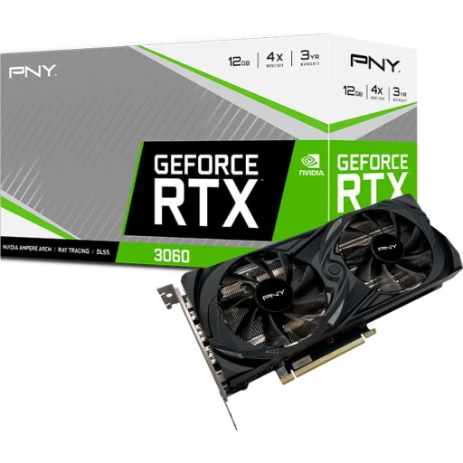 Imagen 0 de Tarjeta de Video PNY GF-NV RTX 3060 UPRISING 12GB GDDR6 PCIe 4.0 x16 3*DP HDMI
