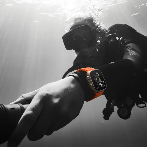 Imagen 5 de Smartwatch Apple Watch Ultra 2, 49mm OLED GPS Case titanio Correa ocean medianoc