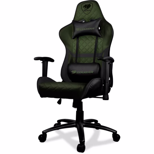 Imagen 0 de Silla Gamer Cougar Armor One X PVC Ajustable 120kg Negro/Verde