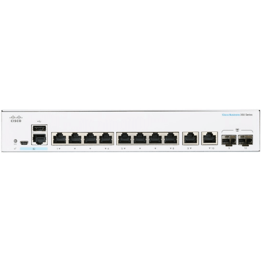 Imagen 3 de Switch Cisco CBS350 Managed 8-port GE, Ext PS, 2x1G Combo