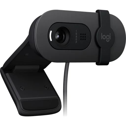 Imagen 2 de Cámara Web Logitech Brio 100, FHD1080p c/Mic Tapa Privacidad Color Graphite