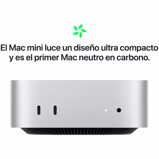 Imagen 4 de MU9D3CI/A Mac mini M4 10C/ GPU 10C/ 16GB RAM/ 256GB