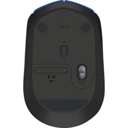 Imagen 4 de Mouse Inalámbrico Logitech M170 Óptico 1000dpi 2.4GHz 3 Botones USB Color Azul