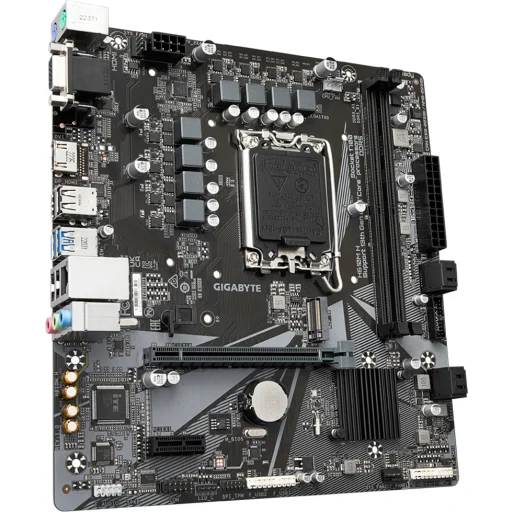 Imagen 2 de Tarjeta Madre Gigabyte H610M H LGA1700 14°G DDR5 M.2 PS/2 HDMI VGA 2*USB3.2 MATX