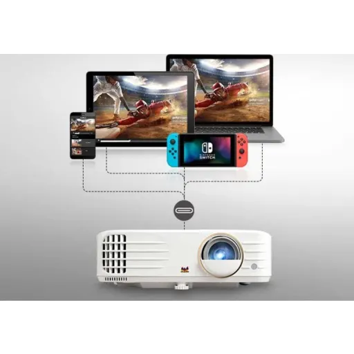 Imagen 8 de Proyector Viewsonic PX748-4K 4000LUMENES 4K HDR LAN 2*HDMI USB-C RS232 