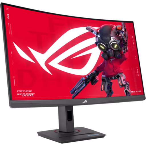 Imagen 2 de Monitor Gamer Curvo Asus ROG Strix 27" HDMI USB-C VA DP HDMI USB-C 180Hz