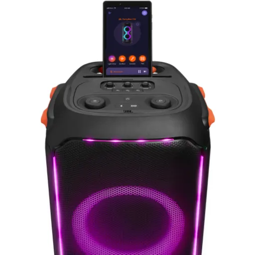 Imagen 6 de Parlante JBL Partybox 710, 800W RMS c/Mic Bluetooth5.1 USB Jack Aux IP4 Negro