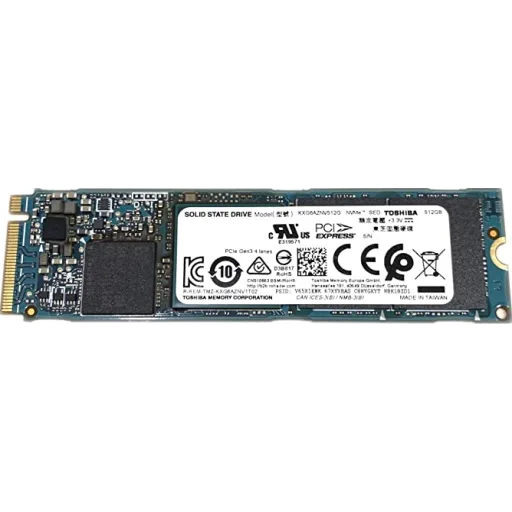 Imagen 0 de Unidad SSD Toshiba KXG 6 AZNV 512GB M.2 22*80 PCIe3x4 NVMe Lec3100MBs Esc2800MBs