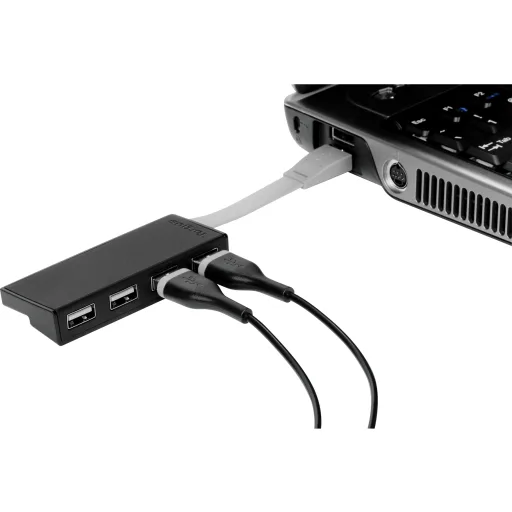 Imagen 1 de HUB USB Targus ACH114US Adaptador de 4 puertos USB-A 2.0 Color Negro