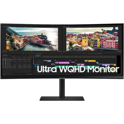 Imagen 8 de Monitor Curvo Samsung S34A65 Ultra WQHD 34" 3440x1440 LED IPS DP HDMI USB-C 100H