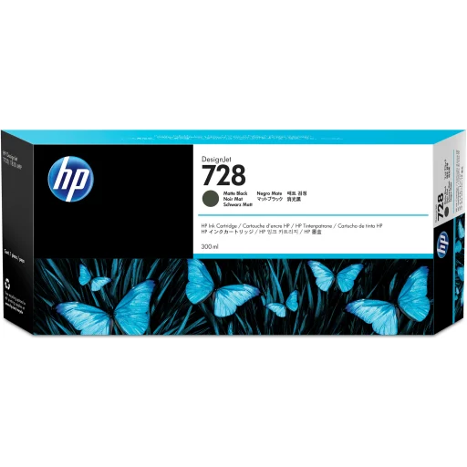 Imagen 1 de Cartridge HP 728 Negro Mate Compatible DesignJet T730/nHP DesignJet T830, 300ml