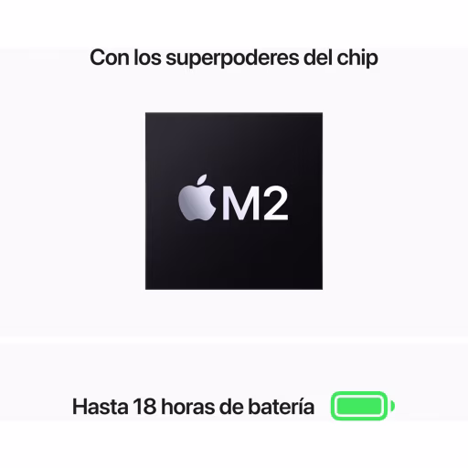 Imagen 4 de MC7X4CI/A MacBook Air 13.6/ M2 8C/ GPU 8C/ 16GB RAM/ 256GB Medianoche
