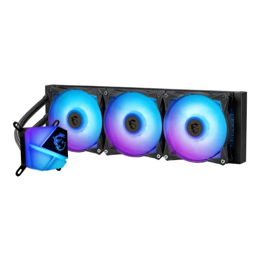 Imagen 3 de Refrigeración Líquida CPU AMD MAG CORELIQUID C360, ARGB 3*FAN 2000RPM Intel/AMD