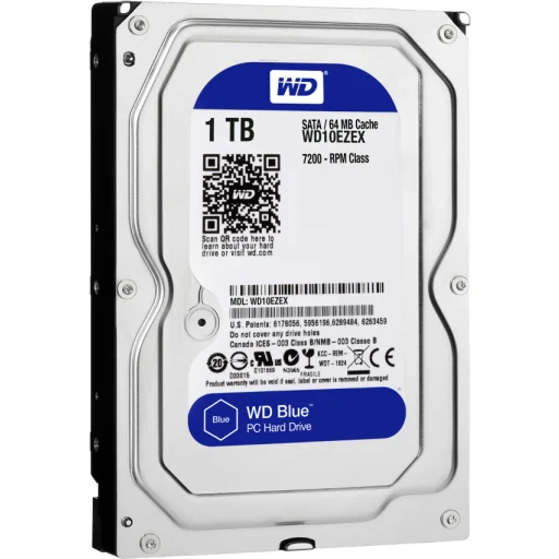 Imagen 1 de Disco Duro Western Digital Blue 1TB 3.5" 7200RPM SATA III 6GB/s 64MB 