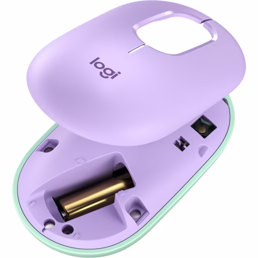 Imagen 4 de Logitech POP Mouse with emoji lila