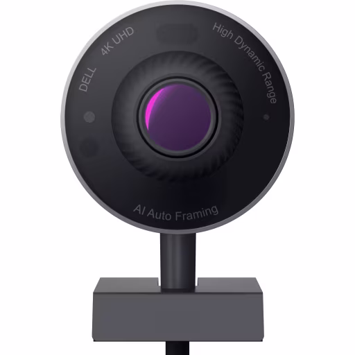 Imagen 2 de Cámara Web Dell UltraSharp WB7022, 4K UHD Zoom Dig. 5x USB-C/A Negro