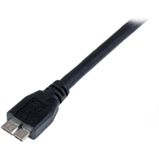 Imagen 2 de Cable USB 3.0 Tipo-A a Micro USB Tipo-B M/M 1mt Certificado SS Negro - StarTech