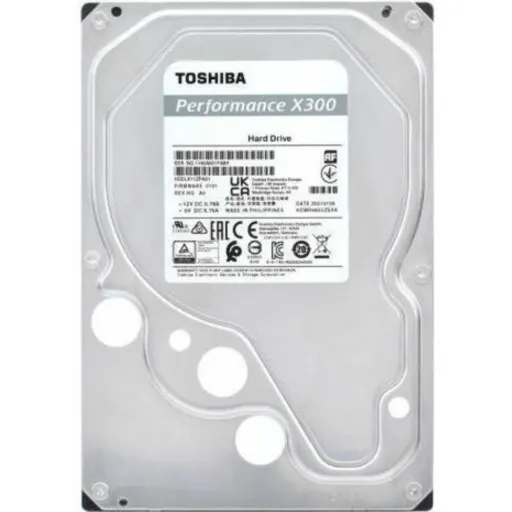 Imagen 1 de Disco Duro Toshiba X300 8TB 3.5" 7200RPM SATAIII 6.0Gb/s 256MB Sensor RV p/NAS