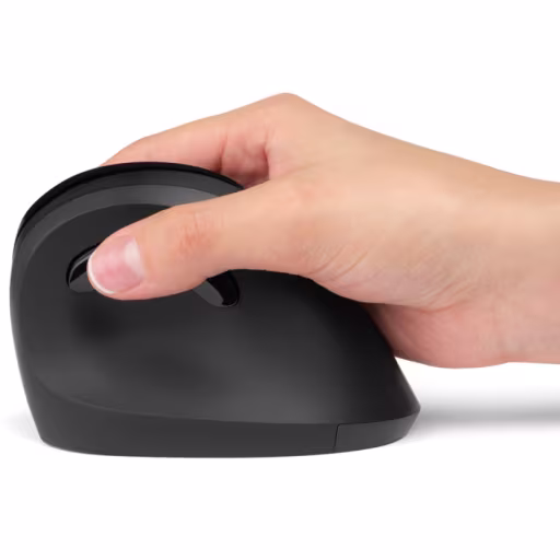 Imagen 3 de Mouse Ergonómico Vertical Inalámbrico Kensington ProFit 6 Btns 1600dpi USB Negro