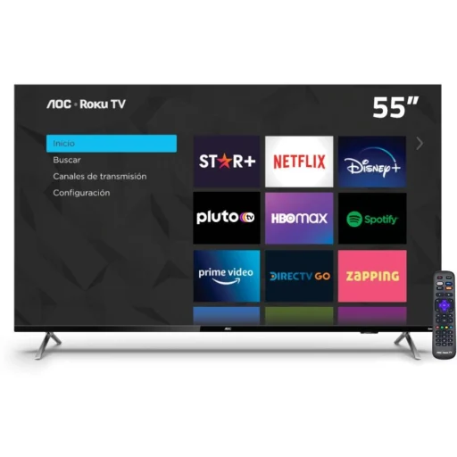 Imagen 0 de Televisor AOC 55U6125 55" 4K UHD RokuTV LED SmartTV LAN 3*HMDM USB