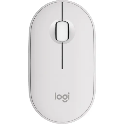 Logitech - Mouse - Bluetooth - Wireless - White