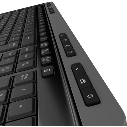 Imagen 3 de Kit Teclado Mouse Inalámbrico KlipX KBK-520, Slim Reep USB 2.4GHz Color Negro