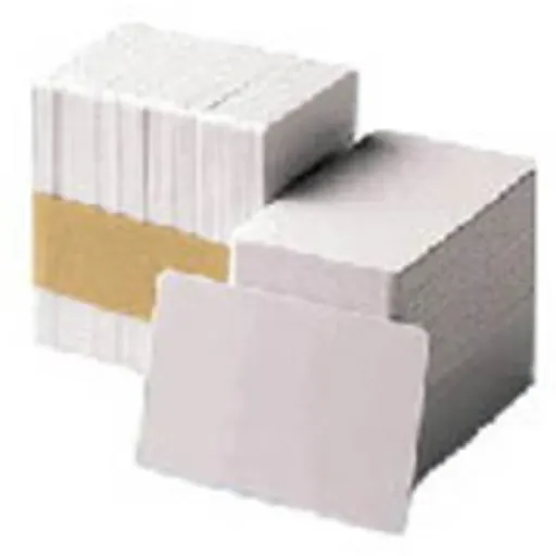 Imagen 0 de Credencial  Zebra PVC 30 milesimas Paq. 500 unid. Blanco CR-80