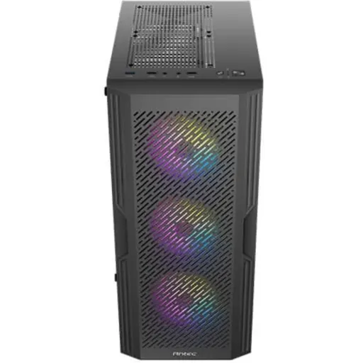 Imagen 5 de Gabinete Gamer Antec AX20, MidTower RGB 2*USB2.0 USB3.0 Vidrio lateral ATX Negro