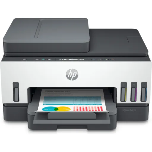 Imagen 1 de Impresora Multifunción HP Smart Tank 750 Tinta color WiFi LAN USB Duplex/ADF