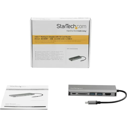 StarTech.com HB30A4AIB  StarTech.com Hub Ladrón USB 3.0 4 Puertos